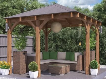Leviathan Chunky Open Corner Gazebo
